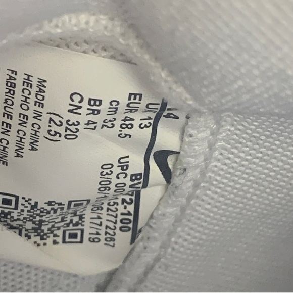 Nike Blazer Mid x Sacai White Grey 2019 Mens Size 14 - Picture 7 of 7